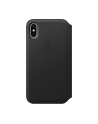 Apple iPhone X Leather Folio - Black - nr 16