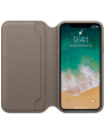 Apple iPhone X Leather Folio - Taupe - nr 8