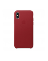 Apple iPhone X Leather Case - (PRODUCT)RED - nr 1