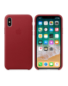 Apple iPhone X Leather Case - (PRODUCT)RED - nr 2