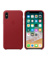 Apple iPhone X Leather Case - (PRODUCT)RED - nr 3
