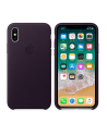 Apple iPhone X Leather Case - Midnight Blue - nr 2