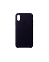 Apple iPhone X Leather Case - Midnight Blue - nr 8