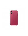 Apple iPhone X Leather Case - Pink Fuchsia - nr 14