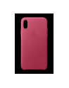 Apple iPhone X Leather Case - Pink Fuchsia - nr 15