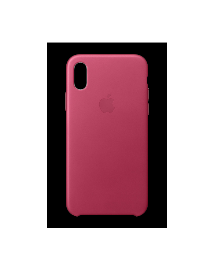 Apple iPhone X Leather Case - Pink Fuchsia główny