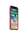 Apple iPhone X Leather Case - Pink Fuchsia - nr 16