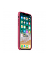 Apple iPhone X Leather Case - Pink Fuchsia - nr 24