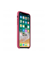 Apple iPhone X Leather Case - Pink Fuchsia - nr 4