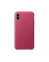 Apple iPhone X Leather Case - Pink Fuchsia - nr 5