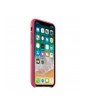 Apple iPhone X Leather Case - Pink Fuchsia - nr 7