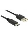 Delock Kabel USB 2.0 Typ-AM> USB Typ-C (M) 0.5m czarny - nr 15