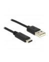 Delock Kabel USB 2.0 Typ-AM> USB Typ-C (M) 0.5m czarny - nr 17