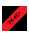 Taśma Brother 24mm BLACK ON RED TAPE - nr 5