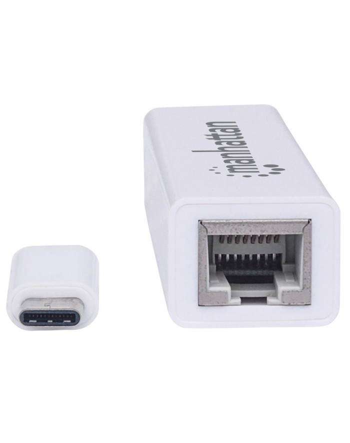 Manhattan Karta sieciowa adapter USB-C 3.1 Gen1 na Gigabit 10/100/1000 Mbps RJ45 główny