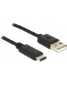 Delock Kabel USB 2.0 Typ-AM> USB Typ-C (M) 0.5m czarny - nr 11
