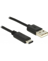 Delock Kabel USB 2.0 Typ-AM> USB Typ-C (M) 0.5m czarny - nr 7