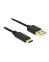 Delock Kabel USB 2.0 Typ-AM> USB Typ-C (M) 2m czarny - nr 16