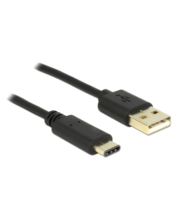 Delock Kabel USB 2.0 Typ-AM> USB Typ-C (M) 2m czarny