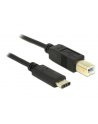Delock Kabel USB 2.0 Typ-BM> USB Typ-C (M) 2m czarny - nr 2