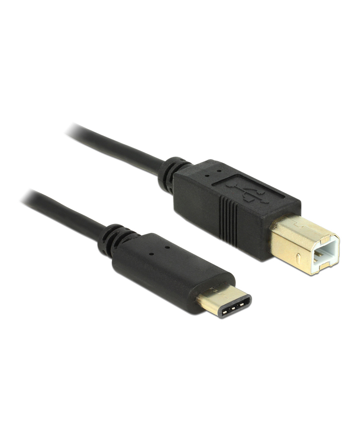 Delock Kabel USB 2.0 Typ-BM> USB Typ-C (M) 2m czarny główny