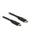 Delock Kabel USB Type-C 2.0 męski > USB Type-C 2.0 męski 2m czarny - nr 2