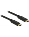 Delock Kabel USB Type-C 2.0 męski > USB Type-C 2.0 męski 2m czarny - nr 5