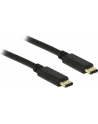 Delock Kabel USB Type-C 2.0 męski > USB Type-C 2.0 męski 2m czarny - nr 6