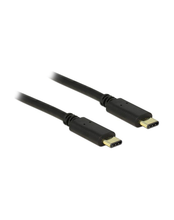 Delock Kabel USB Type-C 2.0 męski > USB Type-C 2.0 męski 2m czarny główny
