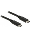 Delock Kabel USB Type-C 2.0 męski > USB Type-C 2.0 męski 0.5m czarny - nr 10