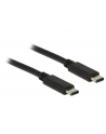 Delock Kabel USB Type-C 2.0 męski > USB Type-C 2.0 męski 0.5m czarny - nr 15