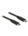 Delock Kabel USB Type-C 2.0 męski > USB Type-C 2.0 męski 0.5m czarny - nr 3