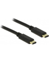 Delock Kabel USB Type-C 2.0 męski > USB Type-C 2.0 męski 0.5m czarny - nr 7