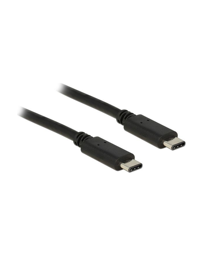 Delock Kabel USB Type-C 2.0 męski > USB Type-C 2.0 męski 1m czarny główny