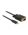Delock Kabla USB Type-C (M)>VGA (M) (tryb alternatywny DP) Full HD 30Hz 1m czarn - nr 5