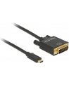 Delock Kabla USB Type-C (M)>DVI 24+1 (M) (tryb alternatywny DP) 4K 30Hz 1m czarn - nr 13
