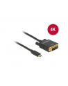 Delock Kabla USB Type-C (M)>DVI 24+1 (M) (tryb alternatywny DP) 4K 30Hz 1m czarn - nr 17