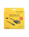 Delock Kabla USB Type-C (M)>DVI 24+1 (M) (tryb alternatywny DP) 4K 30Hz 1m czarn - nr 25