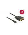 Delock Kabla USB Type-C (M)>DVI 24+1 (M) (tryb alternatywny DP) 4K 30Hz 1m czarn - nr 3