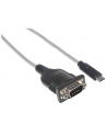 Manhattan Adapter konwerter USB-C na Serial COM/RS232 PL-2303RA 45cm - nr 14