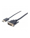 Manhattan Kabel monitorowy DisplayPort 1.2a - DVI-D 24+1 M/M czarny 3m - nr 11