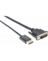 Manhattan Kabel monitorowy DisplayPort 1.2a - DVI-D 24+1 M/M czarny 3m - nr 13
