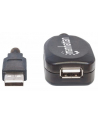 Manhattan Kabel przedłużacz Hi-Speed USB 2.0 aktywny A-A M/F 15m czarny - nr 8