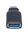 Manhattan Adapter SuperSpeed USB-C 3.1 Gen1 na USB typ-A M/F czarny - nr 11