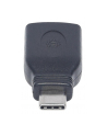 Manhattan Adapter SuperSpeed USB-C 3.1 Gen1 na USB typ-A M/F czarny - nr 17