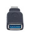 Manhattan Adapter SuperSpeed USB-C 3.1 Gen1 na USB typ-A M/F czarny - nr 18