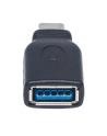Manhattan Adapter SuperSpeed USB-C 3.1 Gen1 na USB typ-A M/F czarny - nr 23