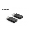 SAVIO AK-31/B Micro USB Adapter (F) - USB 3.1 Type C (M) - Czarny - nr 3