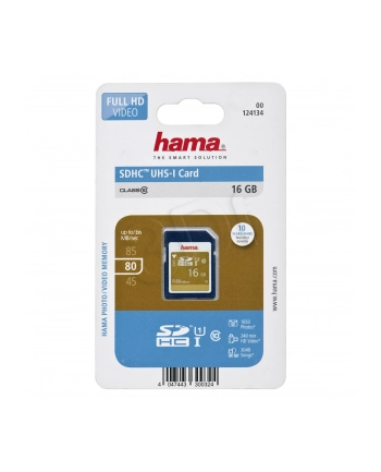 Hama Polska SDHC HS GOLD 16GB Class 10 UHS Class U1