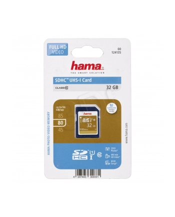 Hama Polska SDHC HS GOLD 32GB Class 10 UHS Class U1